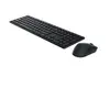 Image de Pro Keyboard and Mouse KM5221W - Retail Box - ensemble clavier et souris - sans fil - 2.4 GHz - QWERTY - International US - noir - avec 3 years NBD