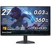 Image de Alienware 27 Écran PC Gaming - AW2725DF, QHD (2560x1440), 360Hz, QD OLED | 0.03ms, AMD FreeSync Premium Pro, 99.3% DCI-P3, HDR400, USB-C, 2 DisplayPort, HDMI, 4 USB, Garantie 3 ans en occasion ou reconditionné
