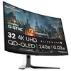 Image de Alienware AW3225QF 32" 4K UHD (3840x2160) 1700R Écran PC Gaming Incurvé, 240Hz, QD OLED, 0.03ms, Compatible NVIDIA G-Sync, HDR, Dolby Vision, USB-C, DisplayPort, 2X HDMI, 4X USB, Garantie 3 Ans en occasion ou reconditionné