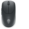 Image de Alienware Pro Wireless Gaming Mouse - Souris - optique - 6 boutons - sans fil, filaire - USB, 2.4 GHz - Dark Side of the Moon (Noir)
