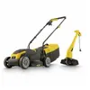 Image de Kit tondeuse électrique et coupe-bordure POWXG62205T 1300 W + 250 W 250 m²