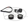 Image de Jeu De Courroies Trapézoïdales À Nervures Micro-V® Kit K027pk1570 Gates Gates K027pk1570 Dacia;Mercedes-Benz;Renault