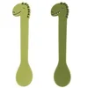 Image de 2 cuilleres en silicone - Mr. Dinosaure