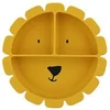 Image de Assiette avec ventouse en silicone et compartiments - Mr. Lion