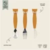 Image de Couverts 3 pieces en silicone - Mr Fox -