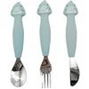 Image de Couverts 3 pièces en silicone - Mr. Shark