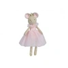 Image de Personnage en peluche Ballerine Souris Robe Rose 33 cm