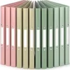 Image de ACROPAQ 12 x Classeur A4 2 Anneaux- Jusqu'à 100 feuilles, Dos de 2,5 cm- Souple et Durable- Résisitants à l'eau- Pastel
