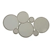 Image de Miroir Mural Design "6 Ronds" 57cm Argent
