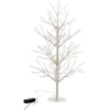Image de Statuette Déco à Led Arbre Nu Perles 125cm Blanc