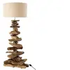 Image de Lampe à Poser Design "Bois Flotté" 90cm Naturel