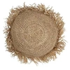 Image de Coussin Déco en Raphia "Jeff" 40cm Naturel