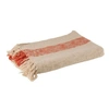 Image de Plaid Déco "Emma" 140x180cm Beige & Orange