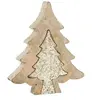 Image de Statuette Déco "Puzzle Arbre de Noël" 30cm Naturel