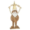 Image de Père Noël Déco "Ho Ho Ho" 60cm Naturel & Or