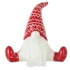 Image de Statuette Déco "Père Noël Assis" 25cm Rouge & Blanc