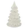 Image de Sapin de Noël Déco "Lignes Paillettes" 21cm Blanc