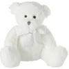 Image de Peluche Enfant "Ourson Noud" 24cm Blanc