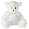 Image de Peluche Enfant "Ourson Noud" 34cm Blanc