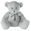 Image de Peluche Enfant "Ourson Noud" 34cm Gris