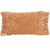 Image de Coussin Déco Pompons "Amalia" 40x78cm Corail