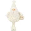 Image de Statuette Déco Père Noël "Pochon" 38cm Blanc
