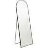 Image de Miroir sur Pied Arrondi "Lazaro" 150cm Noir