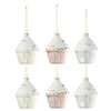 Image de Lot de 6 Sujets de Noël "Cake" 10cm Multicolore