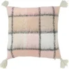 Image de Coussin Déco à Carreaux "Jess" 45x45cm Rose