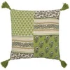 Image de Coussin Déco à Pompons "Avocado" 45x45cm Vert