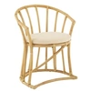 Image de Chaise paris prix en rotin non pliable H. 70 cm interieur naturel
