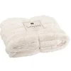Image de Plaid Design Uni "Corduroy" 130x180cm Blanc