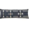 Image de Coussin Coton Motifs Ethniques 100x35cm Bleu Foncé