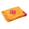 Image de Plaid Fleur en Coton "Levi" 130x180cm Orange