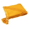 Image de Plaid Tufté "Efren" 130x180cm Ocre