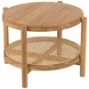 Image de Table basse en teck et rotin Luann 68 cm Naturel