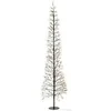 Image de Sapin à LED en Métal "Grady" 240cm Noir