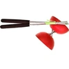 Image de Acrobat diabolo 105 caoutchouc aluminium 12 x 10,5 cm rouge