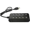 Image de HUB USB 2.0 10 PORTS AVEC ADAPTATEUR SECTEUR 2.5 A