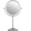 Image de Bella - Miroir sur pied double face grossissant et lumineux rechargeable