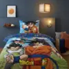 Image de Aymax Parure housse de couette garçon DRAGON BALL Z multicolore réversible en coton 140x200 cm + 1 taie 140 x 200 cm