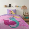Image de Aymax Parure housse de couette fille BARBIE rose réversible en coton 140x200 cm + 1 taie 140 x 200 cm