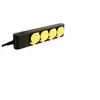 Image de Electricity bloc multiprise - 4 prises - ip44 - câble de 1. 5 m - noir