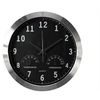 Image de HORLOGE MURALE EN ALUMINIUM AVEC THERMOMETRE & HYGROMETRE - Ø 35.5 cm