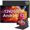 Image de Tablette Android 13, 4G LTE+ 5G WiFi 12Go RAM+256Go ROM/1 To TF Tablette Tactile 10,1 Pouces 7560mAh Batterie 1920*1200FHD+ WiFi 6 Octa-Core tablette
