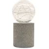 Image de Lampe De Table Solaire - Nordic Light - Ø10 H19 Cm - Autonomie 6 A 8H - Bouton On/Off - Pile Aaa Rechargeable