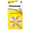 Image de Panasonic Pile Bouton Pr 10 Zinc Air 6 Pièces One Size