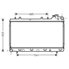 Image de Radiateur, Refroidissement Du Moteur 51002015 International Radiators International Radiators 51002015 Subaru