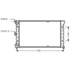 Image de Radiateur, Refroidissement Du Moteur 58002037 International Radiators International Radiators 58002037 Volkswagen