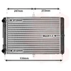 Image de Radiateur, Refroidissement Du Moteur 26002008 International Radiators International Radiators 26002008 Lada